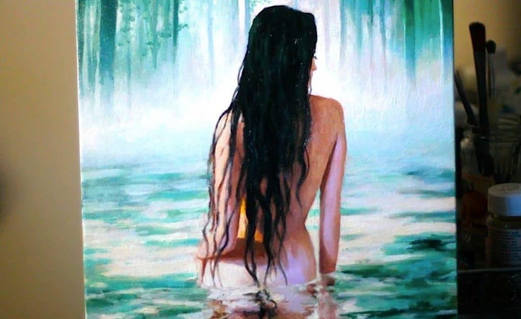 Girl Painting by Super Girl