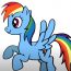How to Draw Rainbow Dash Easy Step by Step