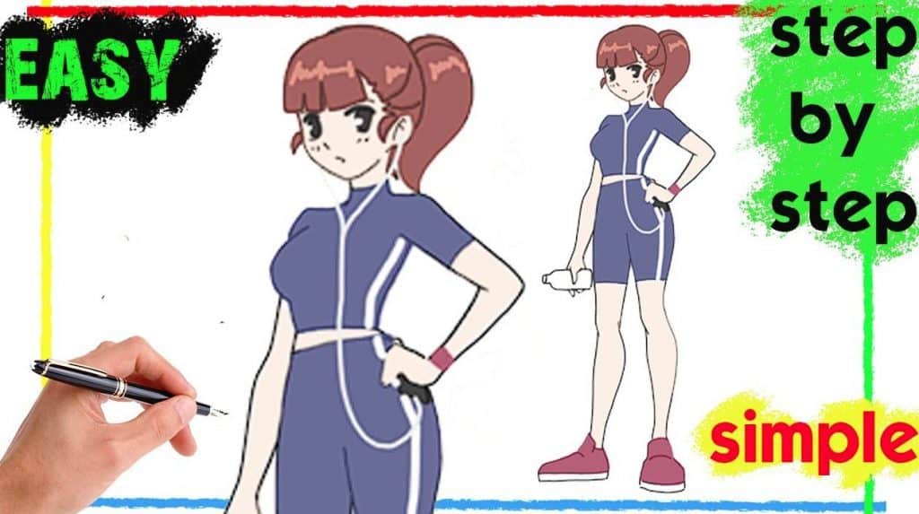 How to Draw a Sporty Girl