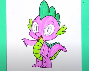How to draw Spike from My Little Pony