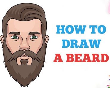 How to draw a beard Step by Step