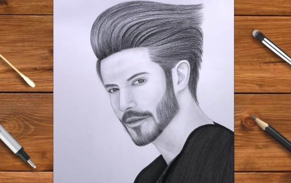 How to draw a Boy Head easy