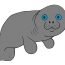 Dugong Drawing easy step by step for Beginners
