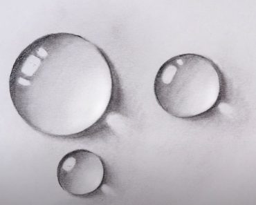 How To Draw A Water Drop with Pencil