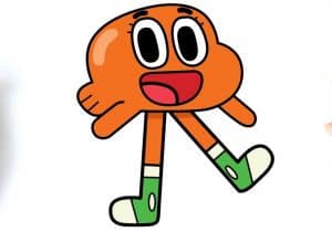 How To Draw Darwin From The Amazing World Of Gumball