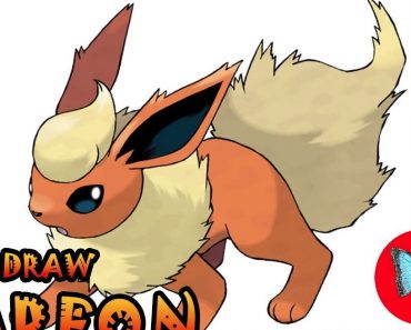 How To Draw Flareon from Pokemon Step by Step