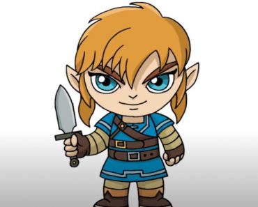 How To Draw Link From Zelda
