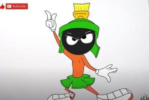 How To Draw Marvin The Martian
