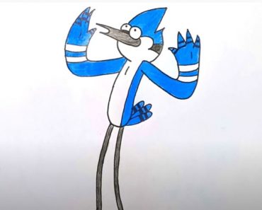 How To Draw Mordecai From Regular Show