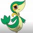 How To Draw Snivy from Pokemon