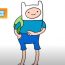 How to draw finn from adventure time || Easy Drawing tutorials