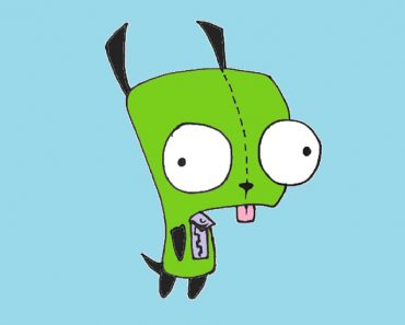 Gir from Invader Zim Drawing Step by Step