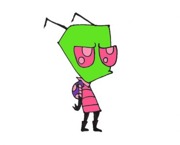 Invader Zim Drawing easy For Beginners