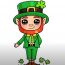 How to Draw a Leprechaun cute and easy