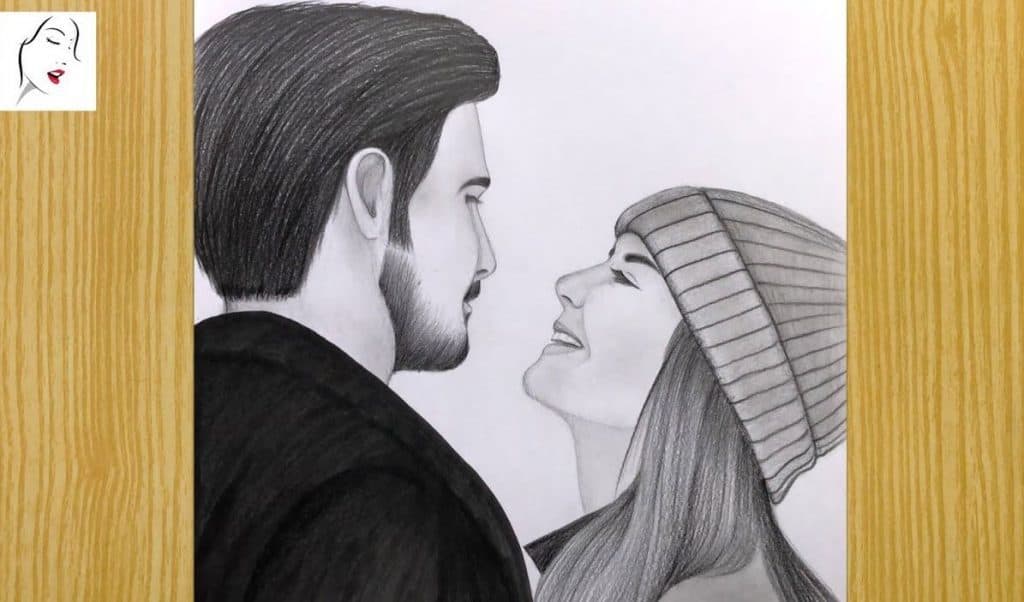 How to draw a Couple with Pencil