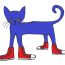 How to draw pete the cat Step by Step