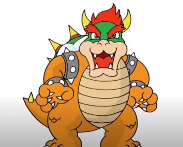How To Draw Bowser from Mario