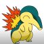 How To Draw Cyndaquil from Pokemon