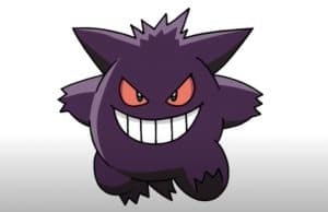How To Draw Gengar from Pokemon