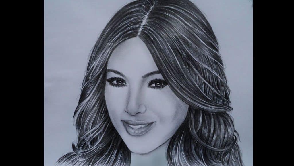 How To Draw Kim Kardashian