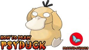 How To Draw Psyduck from Pokemon