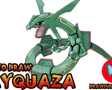 How To Draw Rayquaza Pokemon