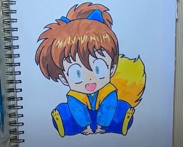 How To Draw Shippo From Inuyasha || Baby anime Drawing