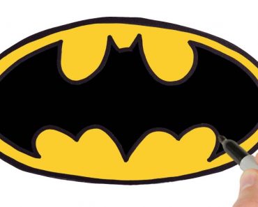 How To Draw The Batman Logo Step by Step