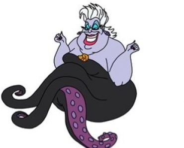 How To Draw Ursula From The Little Mermaid
