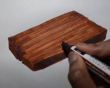 How To Draw Wood Step by Step