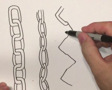 How to Draw Chains Step by Step