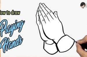 How to Draw Praying Hands