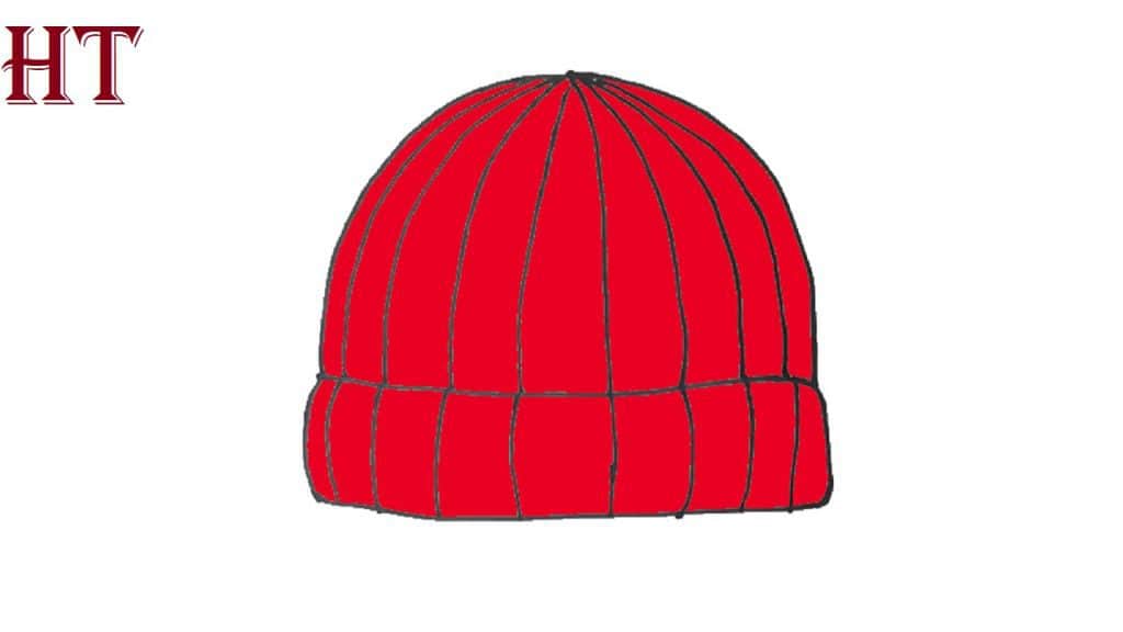How to Draw a Beanie Hat