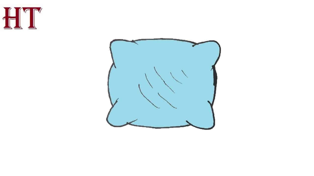 How to Draw a Pillow Step by Step