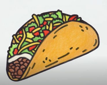 How to Draw a Taco Step by Step