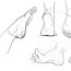 How to draw Feet Step by Step