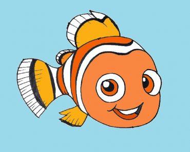 Nemo Drawing easy Step by Step || How to draw a Cartoon Fish