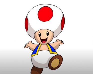 How to draw Toad from Super Mario Bros