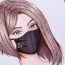 How to draw a girl with BTS Mask