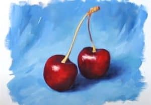 How to paint Cherries