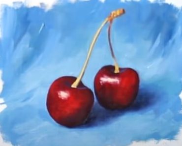 How to paint Cherries Step by Step