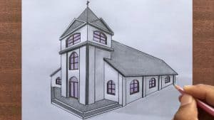 How To Draw A Church
