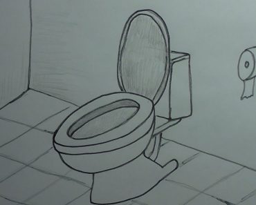How To Draw A Toilet Step by Step