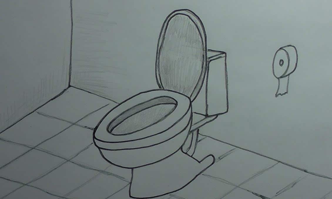 How To Draw A Toilet Step by Step