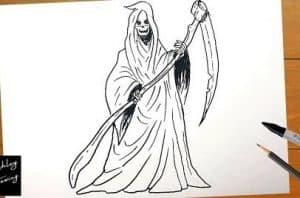 How To Draw Grim Reaper