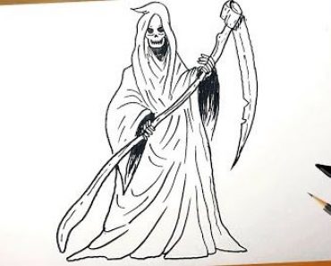 How To Draw Grim Reaper Step by Step