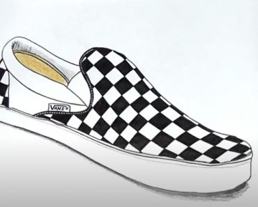 How To Draw Vans Shoes Step by Step
