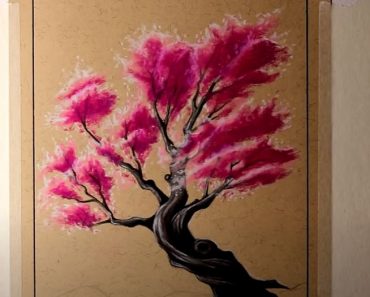 How to Draw A Cherry Blossom Tree