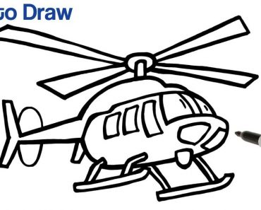 How to Draw A Helicopter Step by Step
