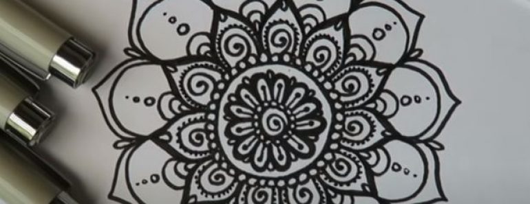 How to Draw A Mandala Step by Step